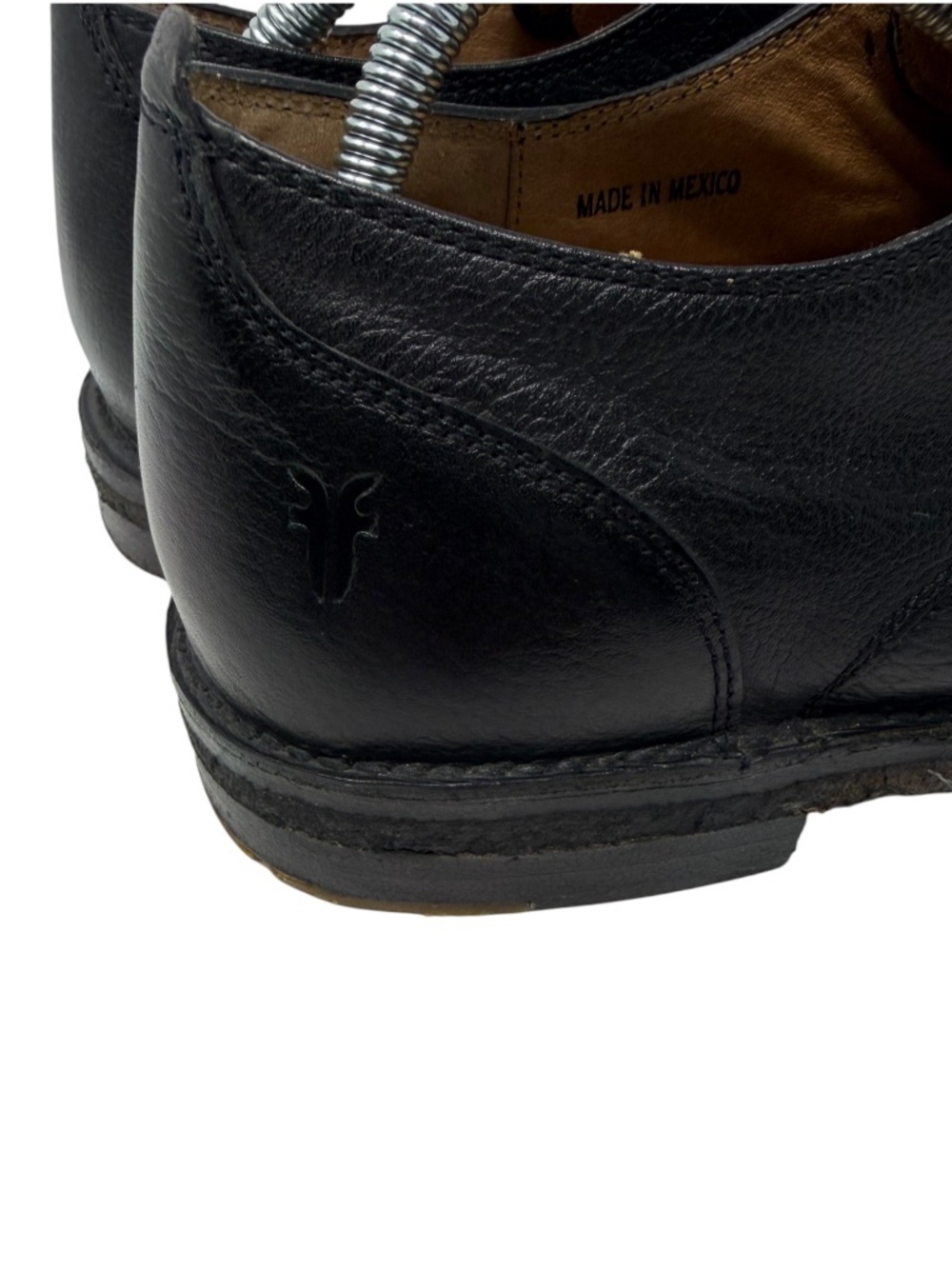 Frye Men’s Black Leather Lace Up Dress Shoes - Picture 6 of 11